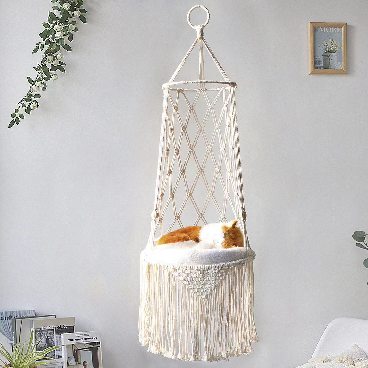 Cat Window Perch - Zimowy fotel dla kota do okna,