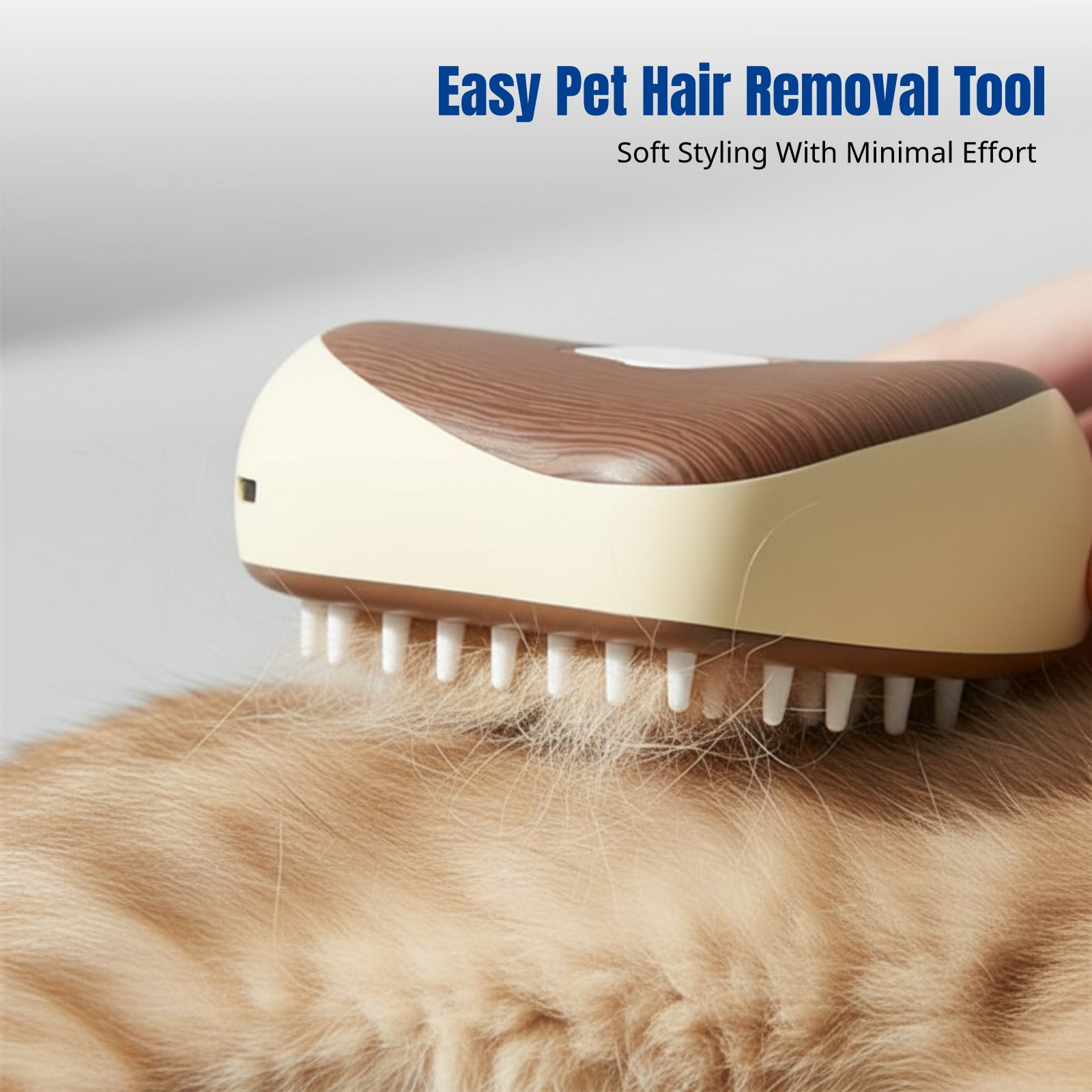 Pet Hair Remover Brush - Szczotka parowa dla zwierząt, szczotka do