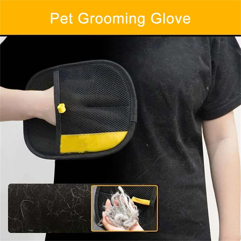 Pet Hair Remover Brush - Rękawice elektrostatyczne do usuwania sierści zwierząt,