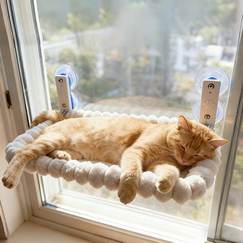 Cat Window Perch - Hamak okienny dla kota z mocnymi