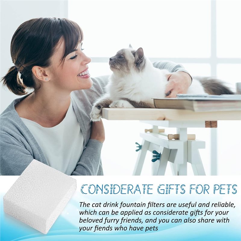 Gąbki do wstępnego filtrowania – Cat Water Fountain Filter recenzja i cena