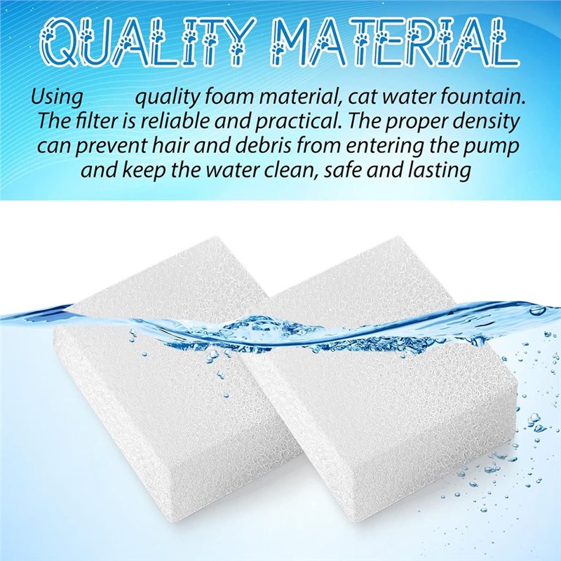 Gąbki do wstępnego filtrowania – Cat Water Fountain Filter recenzja i cena