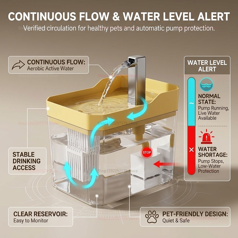 Fontanna dla kotów USB z wielo – Cat Water Fountain Filter recenzja i cena