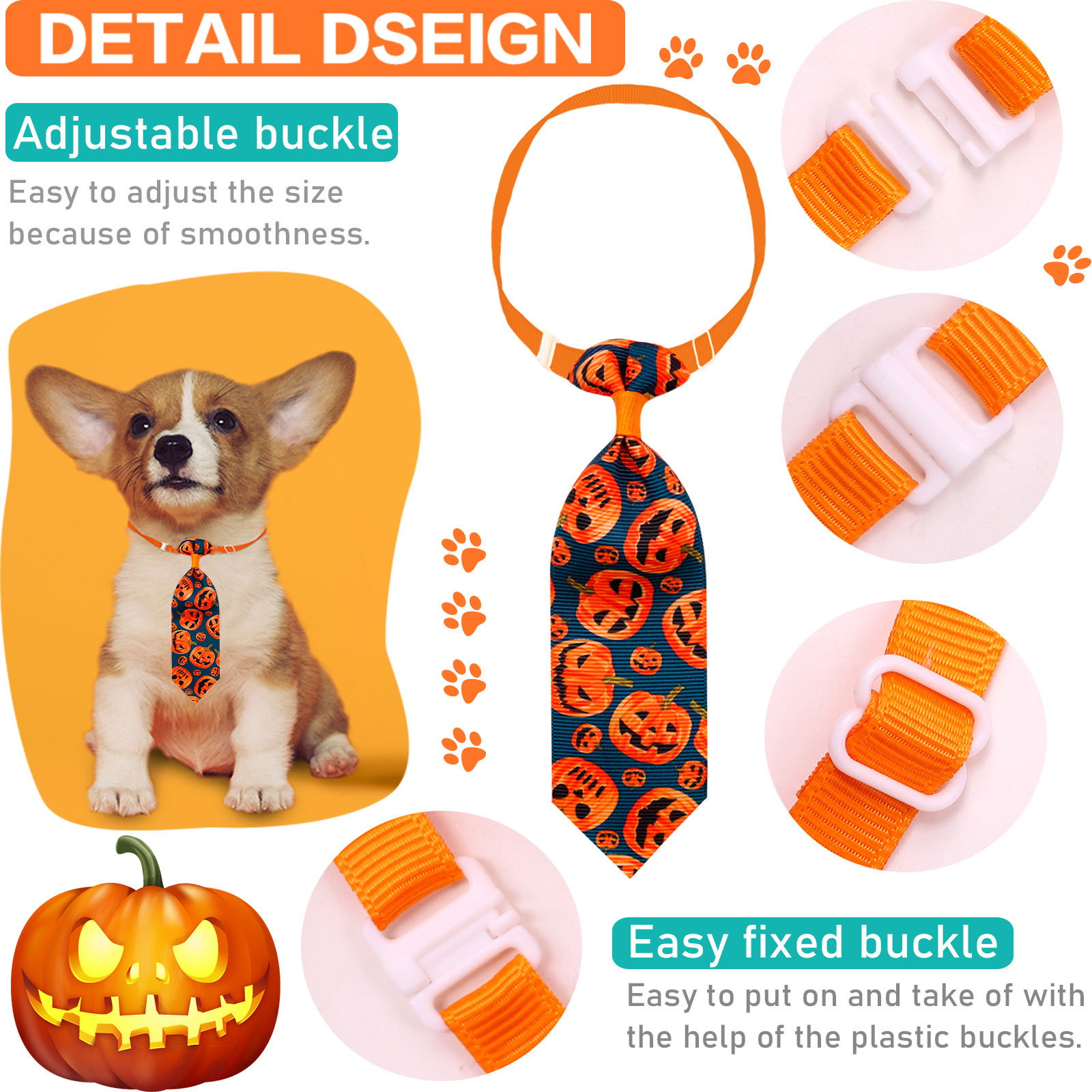 50/100 sztuk Halloween akcesor – Pet Supplies Co recenzja i cena
